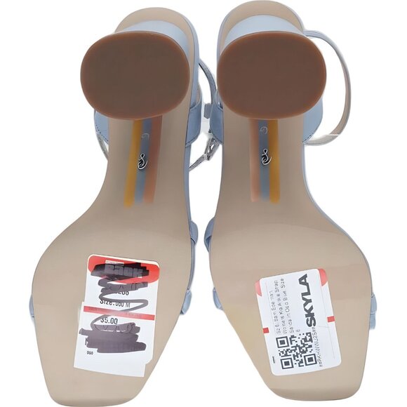 Sam Edelman Kia Ankle Strap Sandals in Oslo Blue for Women, Size 6 - Picture 6 of 6